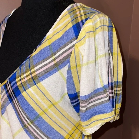 Urban Outfitters Peppa Plaid Mini Dress Size SM - Picture 8 of 16